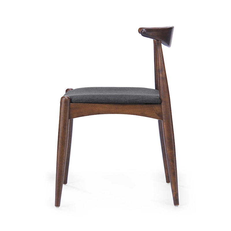 Francie Esszimmerstühle im Mid-Century-Modern-Stil (2er-Set) von Christopher Knight Home – 20.50 W x 20.25 L x 29.75 H