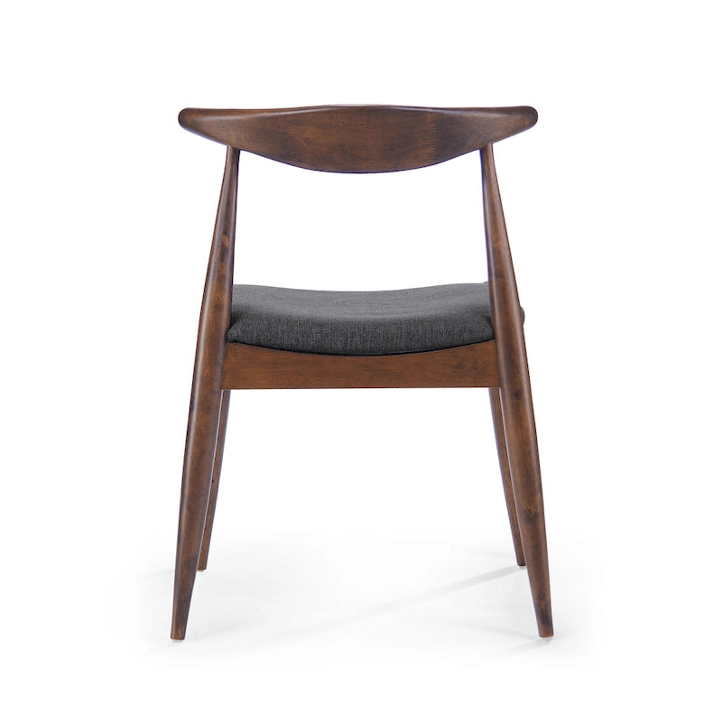 Francie Esszimmerstühle im Mid-Century-Modern-Stil (2er-Set) von Christopher Knight Home – 20.50 W x 20.25 L x 29.75 H