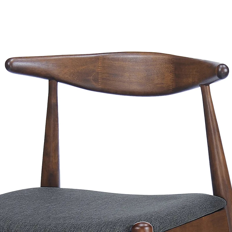 Francie Esszimmerstühle im Mid-Century-Modern-Stil (2er-Set) von Christopher Knight Home – 20.50 W x 20.25 L x 29.75 H