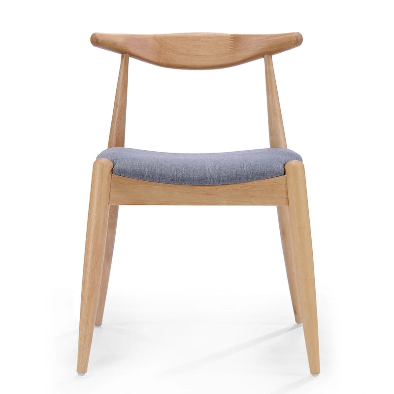 Francie Esszimmerstühle im Mid-Century-Modern-Stil (2er-Set) von Christopher Knight Home – 20.50 W x 20.25 L x 29.75 H