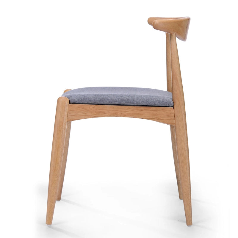 Francie Esszimmerstühle im Mid-Century-Modern-Stil (2er-Set) von Christopher Knight Home – 20.50 W x 20.25 L x 29.75 H