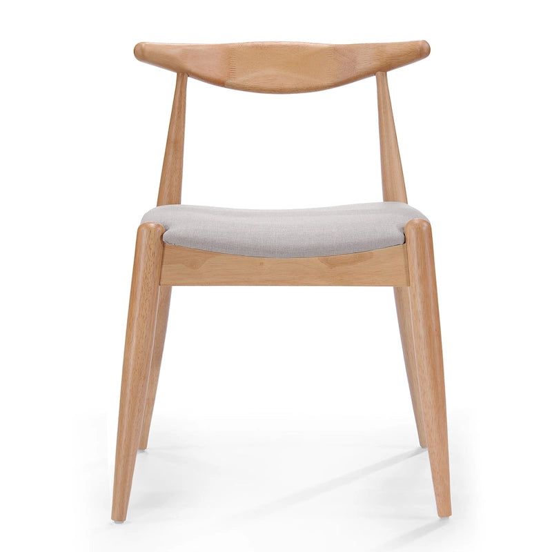 Francie Esszimmerstühle im Mid-Century-Modern-Stil (2er-Set) von Christopher Knight Home – 20.50 W x 20.25 L x 29.75 H