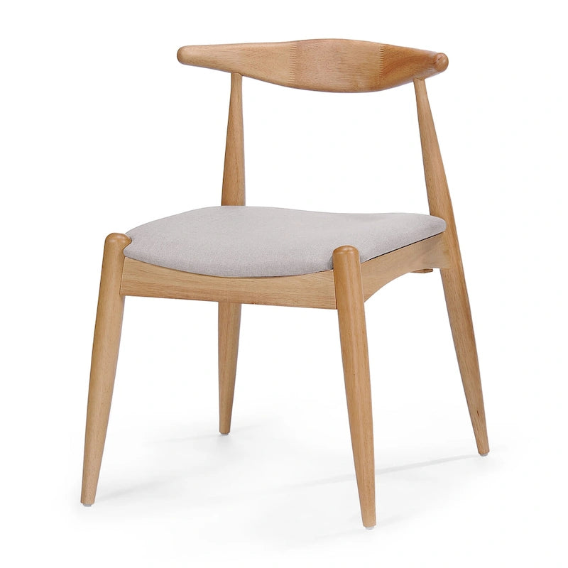 Francie Esszimmerstühle im Mid-Century-Modern-Stil (2er-Set) von Christopher Knight Home – 20.50 W x 20.25 L x 29.75 H