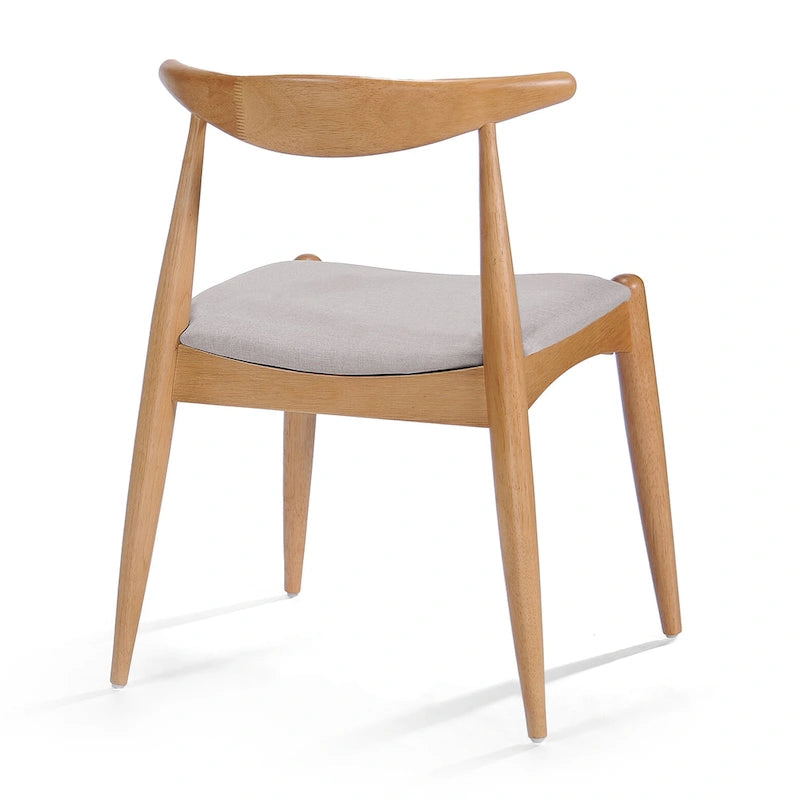 Francie Esszimmerstühle im Mid-Century-Modern-Stil (2er-Set) von Christopher Knight Home – 20.50 W x 20.25 L x 29.75 H