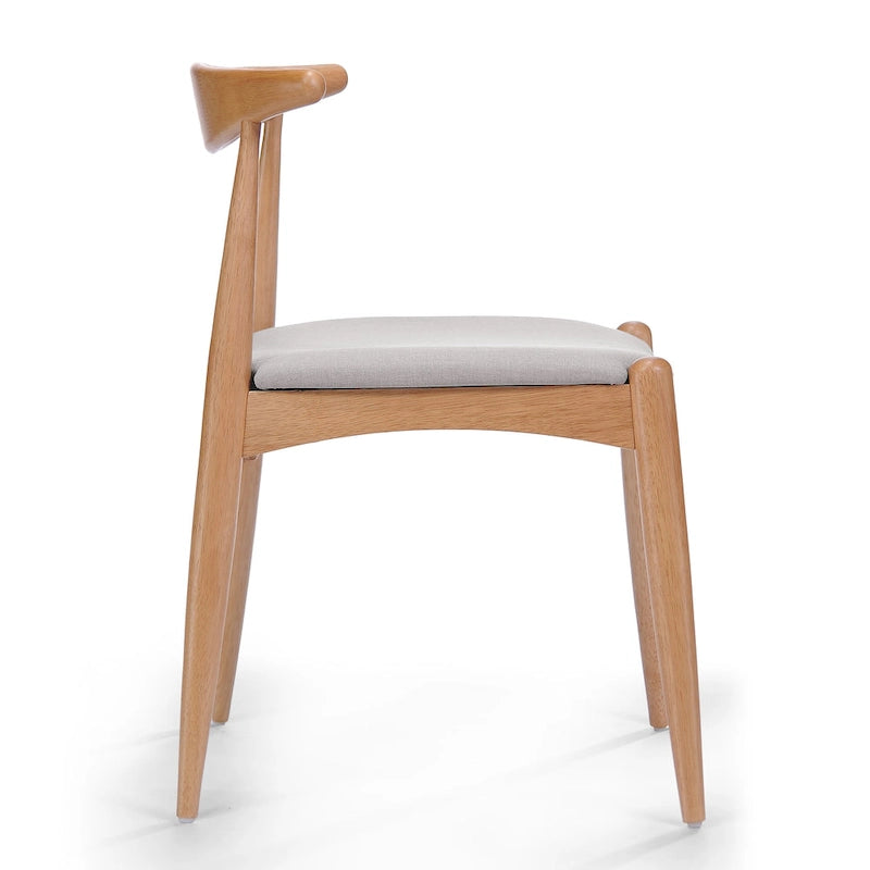 Francie Esszimmerstühle im Mid-Century-Modern-Stil (2er-Set) von Christopher Knight Home – 20.50 W x 20.25 L x 29.75 H