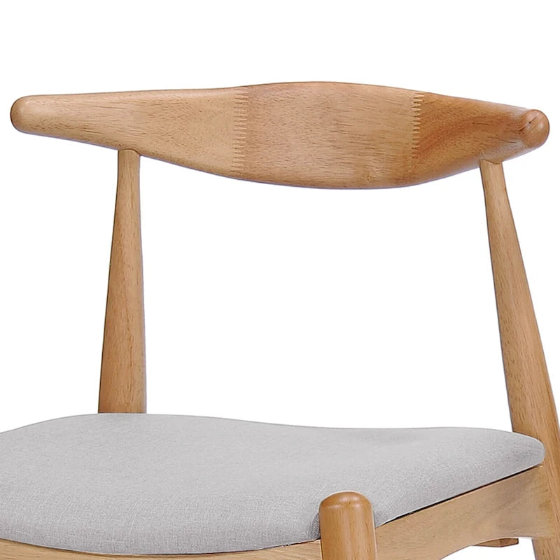 Francie Esszimmerstühle im Mid-Century-Modern-Stil (2er-Set) von Christopher Knight Home – 20.50 W x 20.25 L x 29.75 H