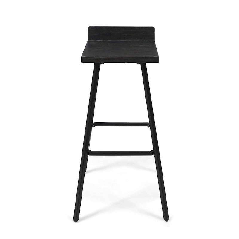 Zeitgenössische Barhocker für den Innenbereich aus Akazienholz von Christopher Knight Home (2er-Set)