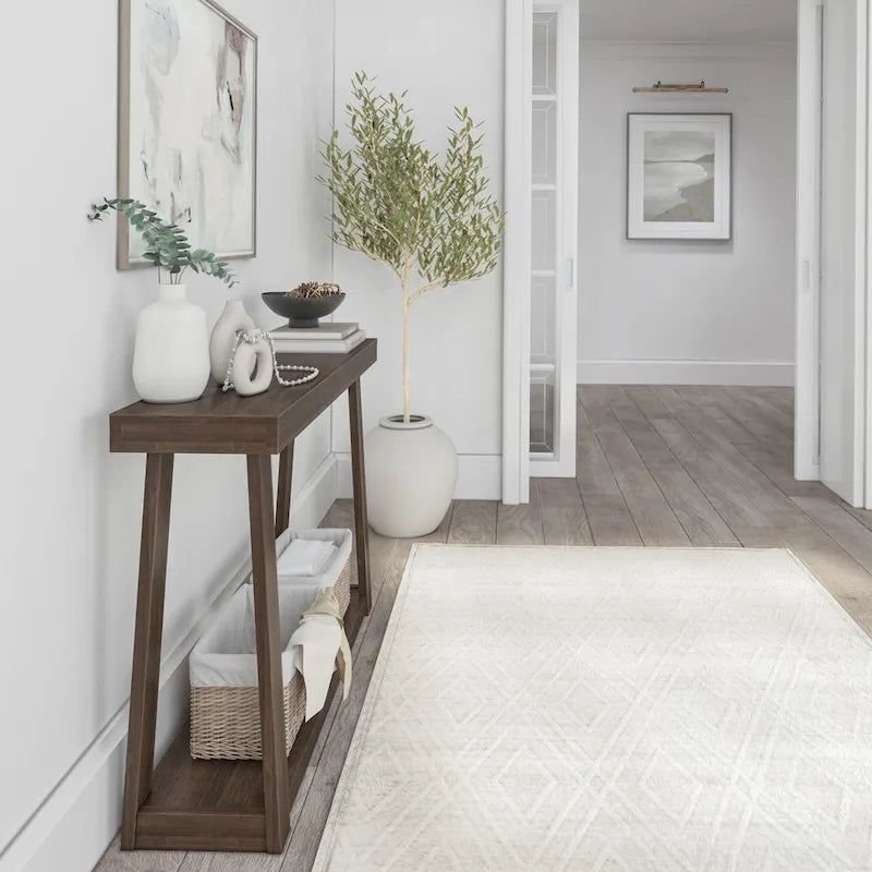 Plank and Beam Klasik Raflı Konsol Masa - 46