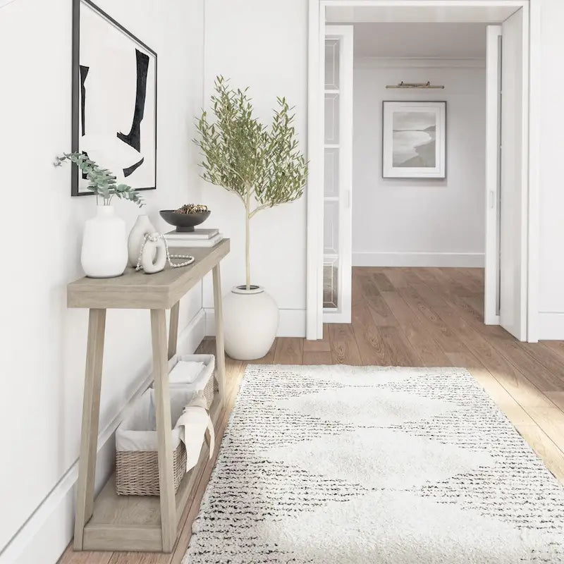 Plank and Beam Klasik Raflı Konsol Masa - 46