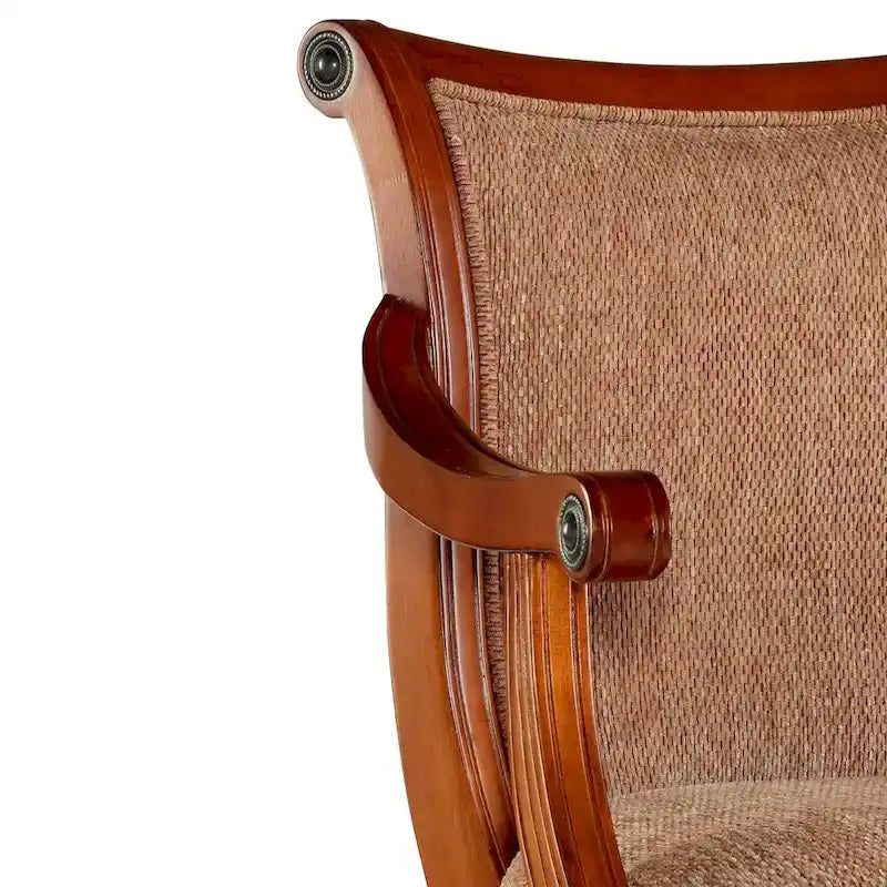 Tabouret de bar pivotant Bordeaux Warm Cherry de 30 pouces