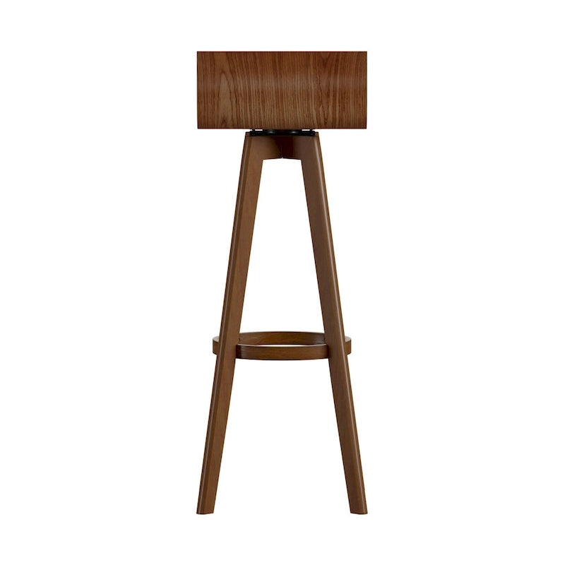 Ellery Drehbarer Holz-Hocker im Mid-Century-Modern-Stil (2er-Set) iNSPIRE Q Modern
