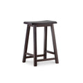 Taburete de mostrador sin respaldo con asiento tipo silla de montar Linon Cackleberry - N/A