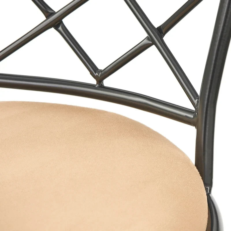 Verstellbare höhenverstellbare Drehhocker Alyssa von Simple Living, 3er-Set