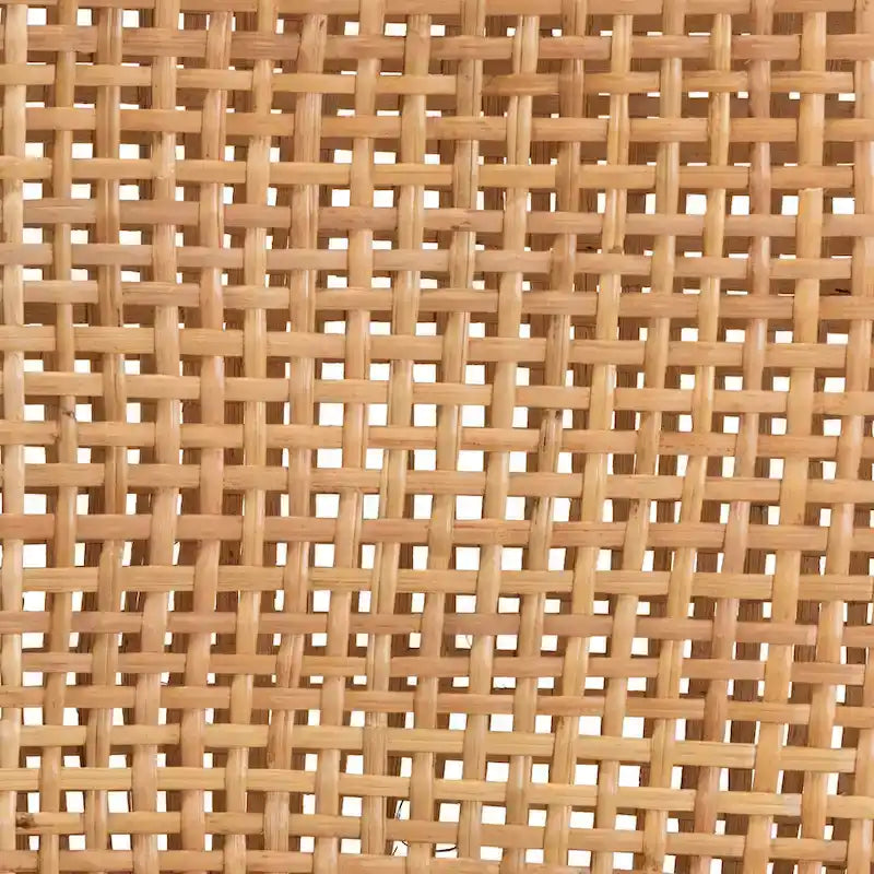 Lesia moderne bohemien barkruk van natuurlijk bruin rotan en hout