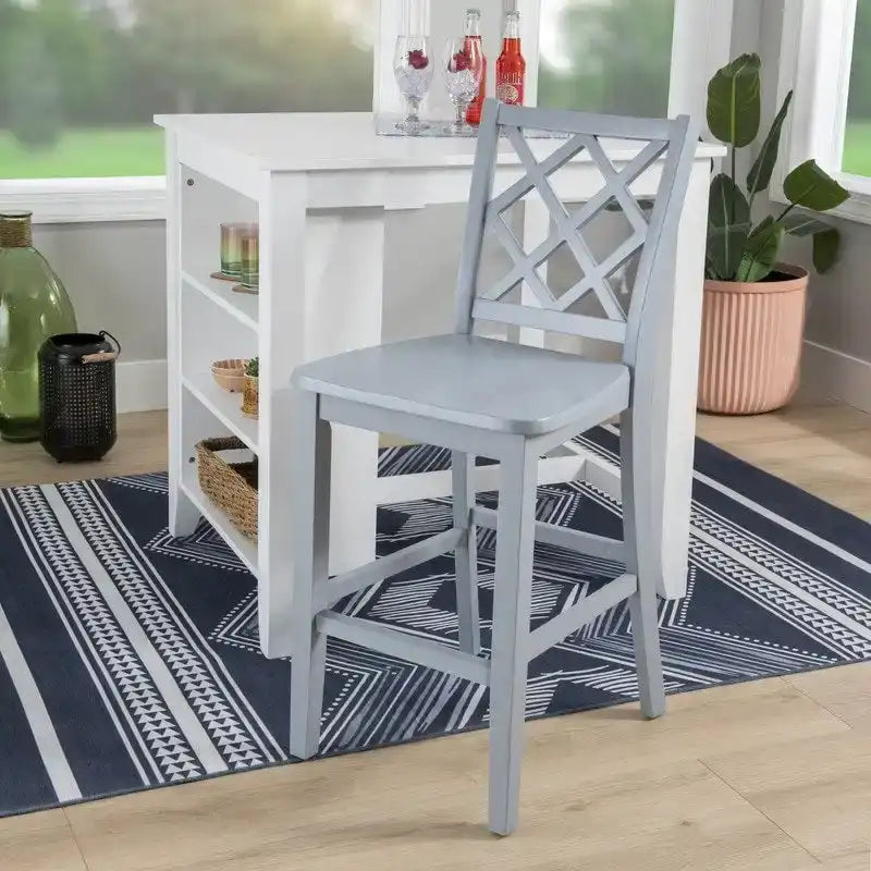 Catron Counter Height Solid Wood Dining Bar Stool