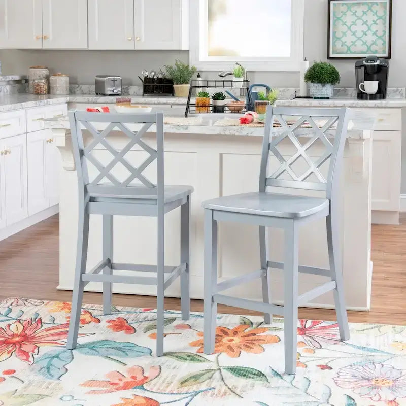 Catron Counter Height Solid Wood Dining Bar Stool