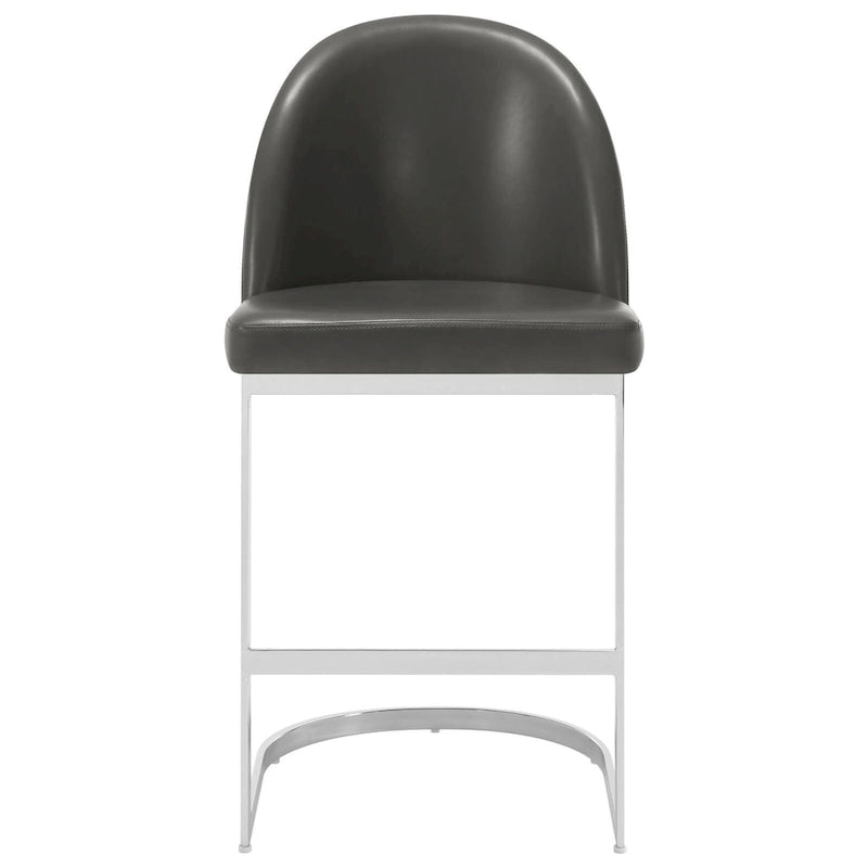 26 tekonahkaverhoiltua baarijakkaraa, tiskikorkeus, metallijalat – 38.8H x 17.9W x 20.9D