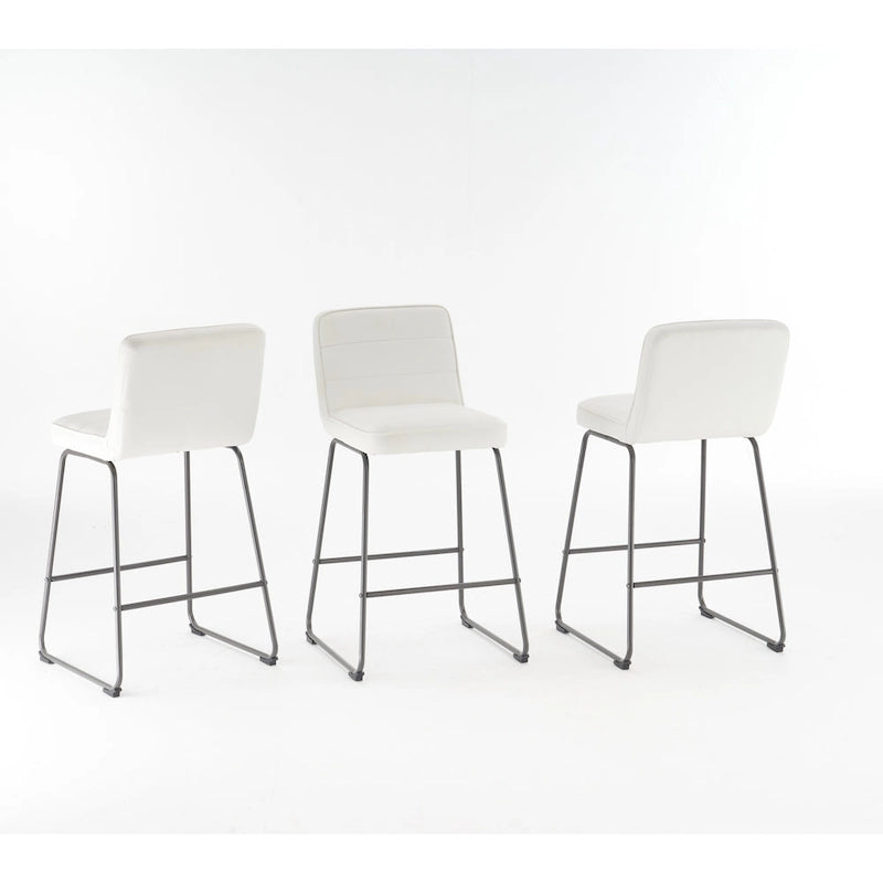 Ensemble de 3 tabourets de bar modernes rembourrés Lakeview