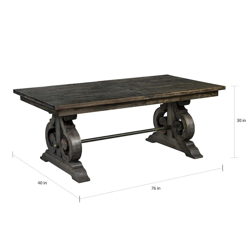 The Gray Barn Kornfeld rechteckiger Esstisch aus gealtertem Holz