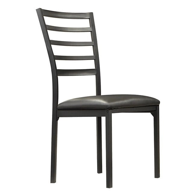 Darcy II espresso-kleurige, gevormde metalen eetkamerstoelen (set van 4) van iNSPIRE Q Bold