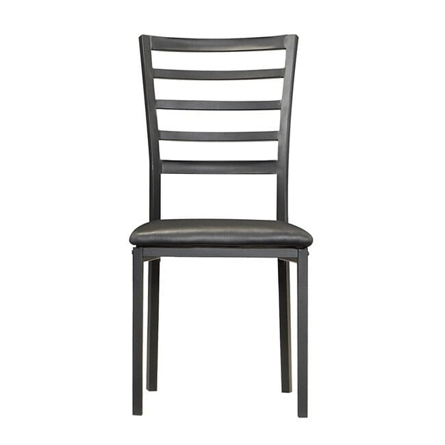 Darcy II espresso-kleurige, gevormde metalen eetkamerstoelen (set van 4) van iNSPIRE Q Bold