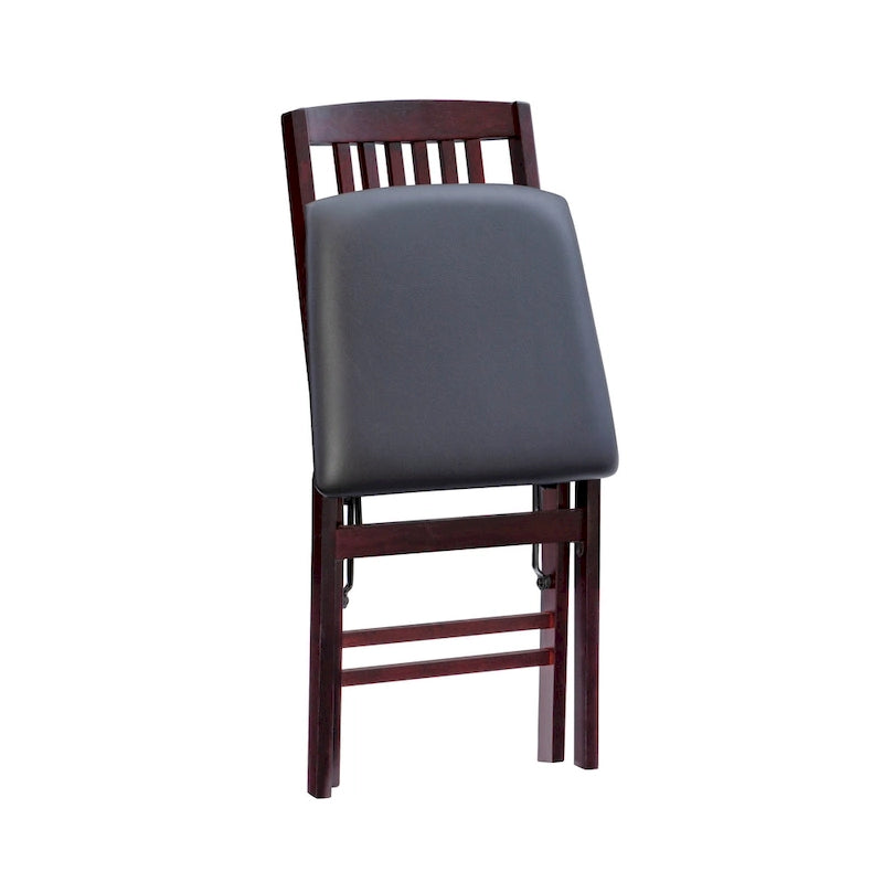 Porch & Den Lowell Espresso-Klappstühle (2er-Set)