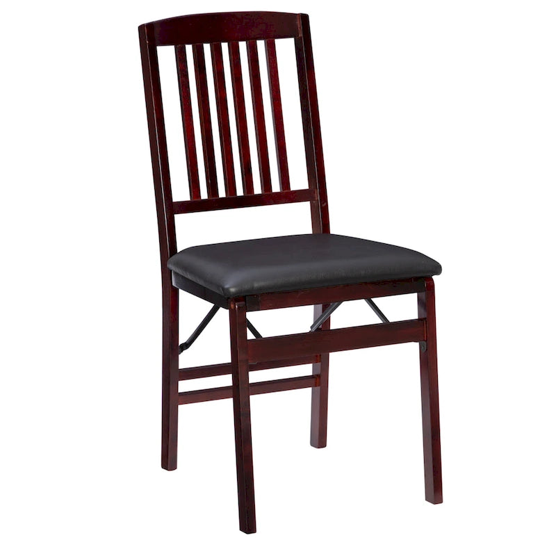 Porch & Den Lowell Espresso-Klappstühle (2er-Set)