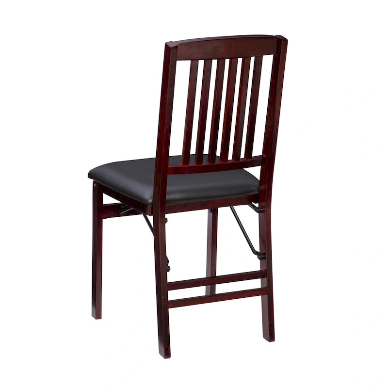 Porch & Den Lowell Espresso-Klappstühle (2er-Set)