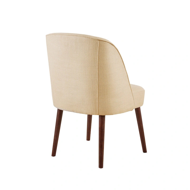 Madison Park Larkin természetes színű, lekerekített háttámlájú étkezőszék – 22.25w x 24.5d x 34.6h