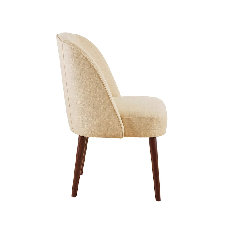 Madison Park Larkin természetes színű, lekerekített háttámlájú étkezőszék – 22.25w x 24.5d x 34.6h