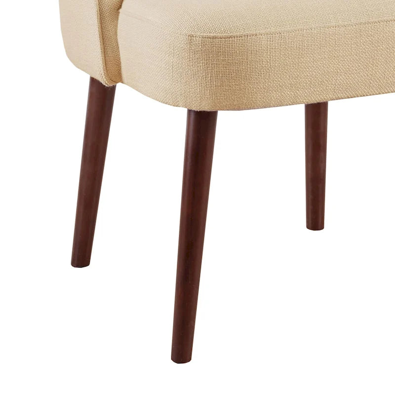 Madison Park Larkin természetes színű, lekerekített háttámlájú étkezőszék – 22.25w x 24.5d x 34.6h