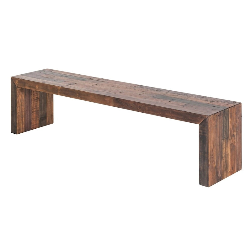 Aurelle Home große Vintage-Holzbank im Landhausstil