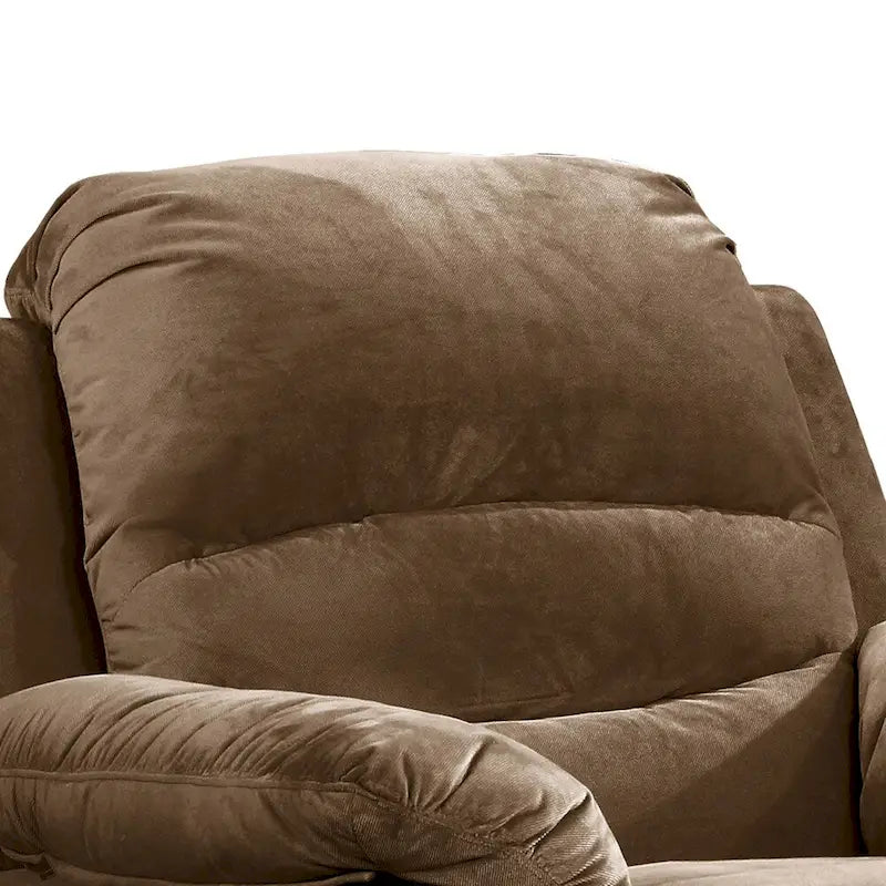 Copper Grove Roseway Brown Fabric Transitional Massage Power Recliner