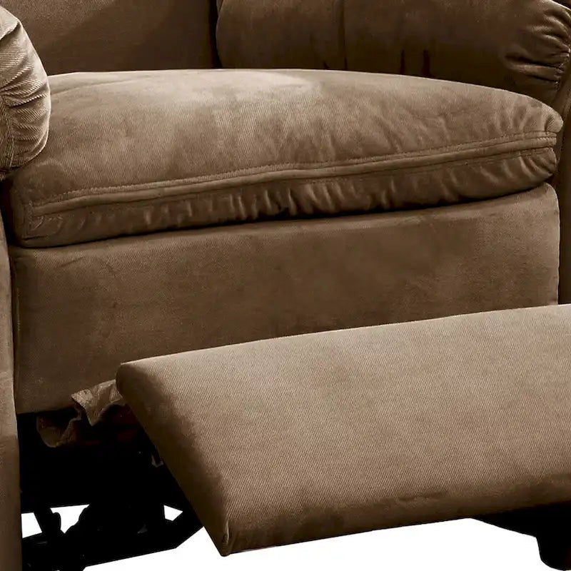 Copper Grove Roseway Brown Fabric Transitional Massage Power Recliner