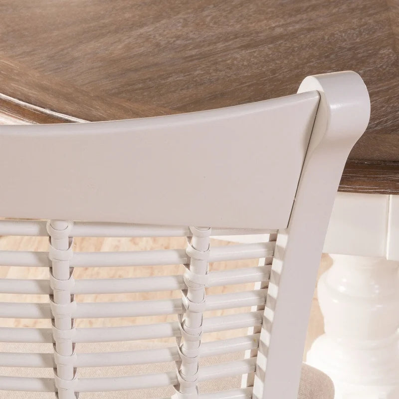 Chaises de salle à manger en bois blanc Bayberry de Hillsdale Furniture (lot de 2)