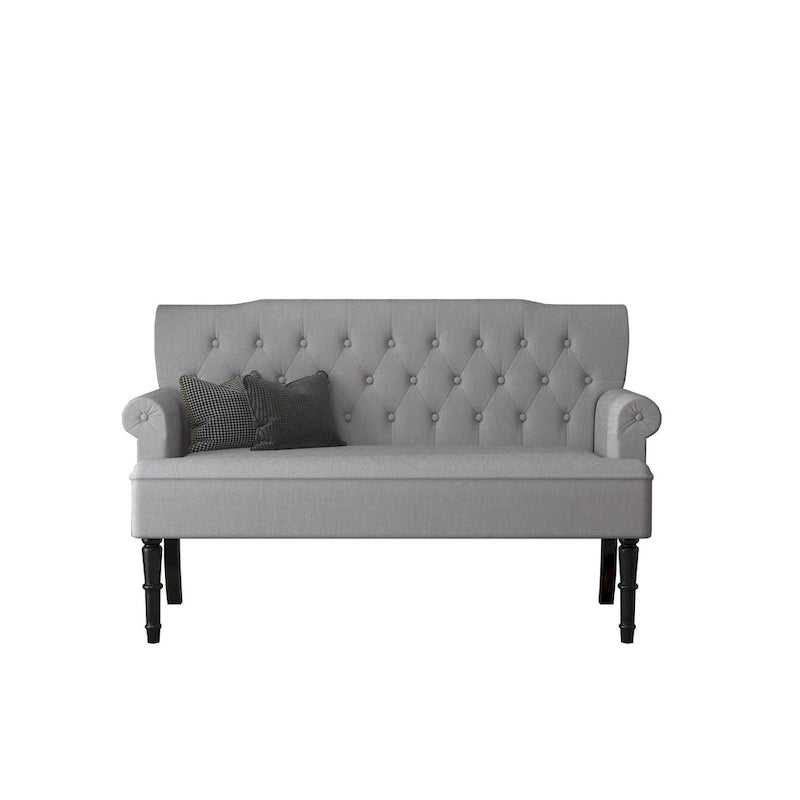 Carlotta Rolled Arm Settee