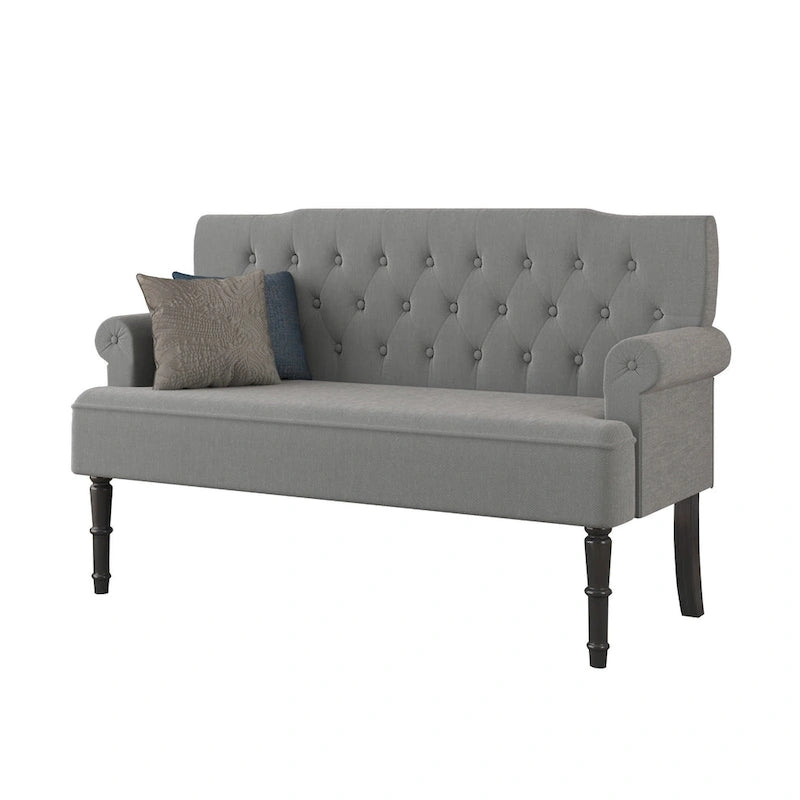 Carlotta Rolled Arm Settee