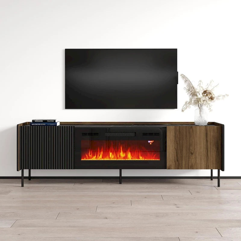 Brandy 180 BL-EF Kamin-TV-Schrank
