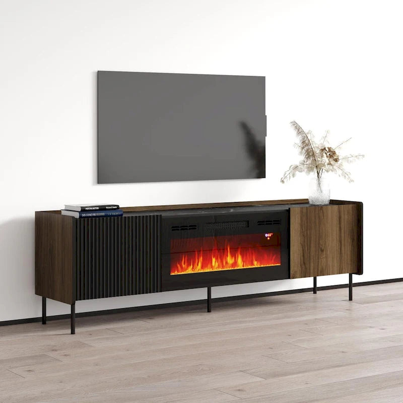 Brandy 180 BL-EF Kamin-TV-Schrank