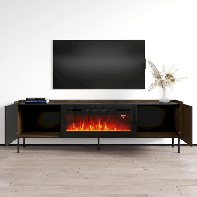 Brandy 180 BL-EF Kamin-TV-Schrank