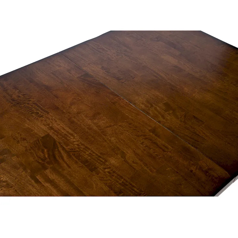 Mesa de comedor extensible de cerezo estilo cottage Paur de 78 pulgadas de Furniture of America