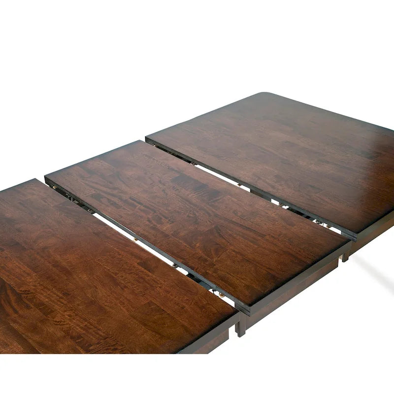 Mesa de comedor extensible de cerezo estilo cottage Paur de 78 pulgadas de Furniture of America
