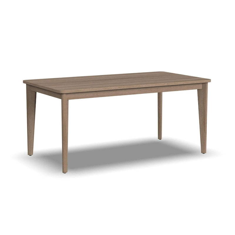 Brentwood 7-teiliges rechteckiges Esszimmer-Set aus braunem Holz von Homestyles
