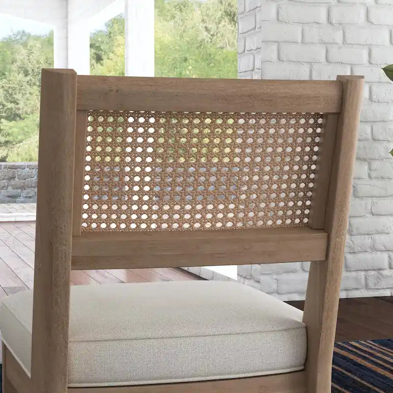 Brentwood 7-teiliges rechteckiges Esszimmer-Set aus braunem Holz von Homestyles