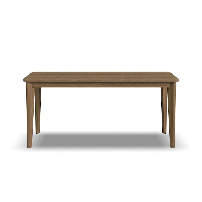 Brentwood 7-teiliges rechteckiges Esszimmer-Set aus braunem Holz von Homestyles