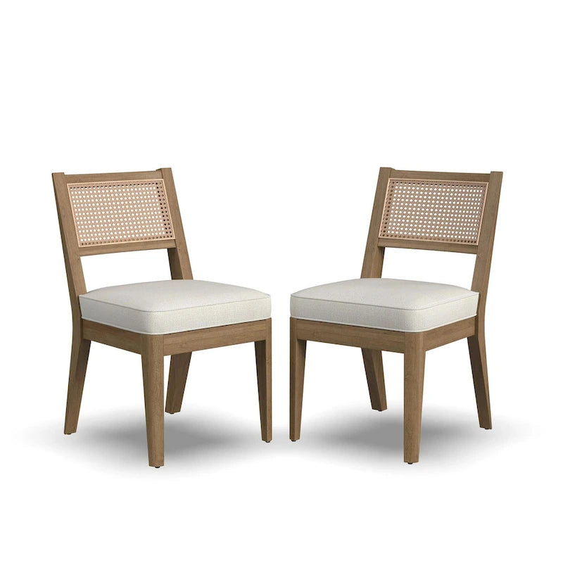 Brentwood 7-teiliges rechteckiges Esszimmer-Set aus braunem Holz von Homestyles