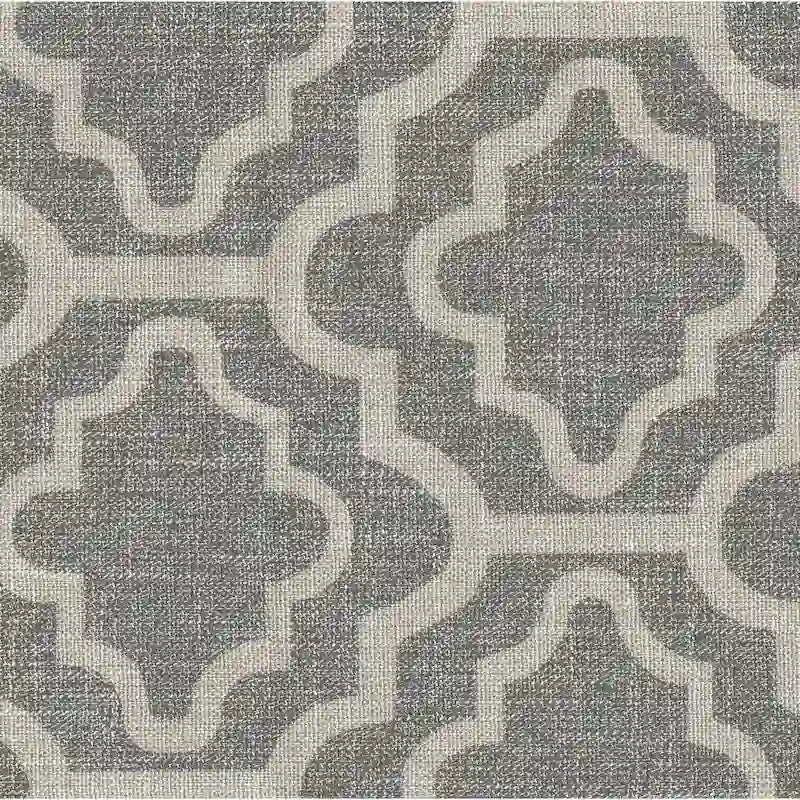 HomePop Parsons geometrischer Esszimmerstuhl in Aschgrau (2er-Set)