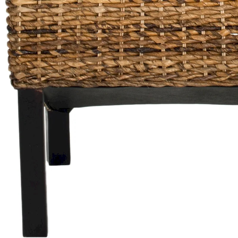 SAFAVIEH Pembrooke Esszimmerstuhl aus natürlichem Rattan (2er-Set) – 19 W x 22 D x 41 H