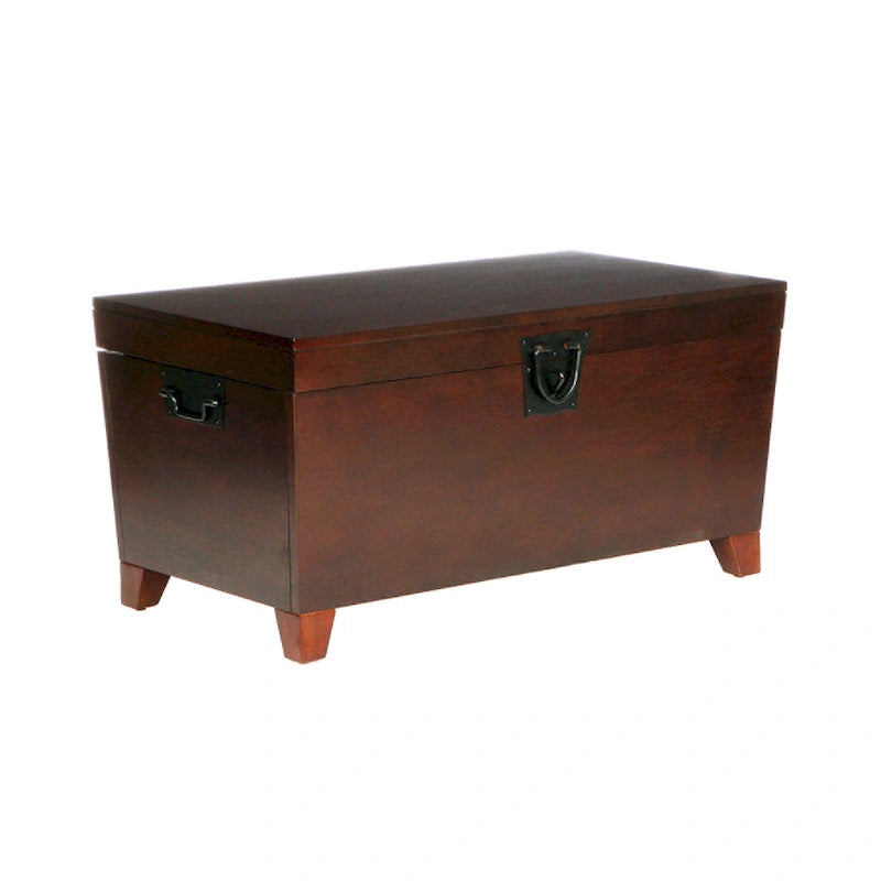 SEI Furniture Liatris overgangsmodel houten espressokist-salontafel