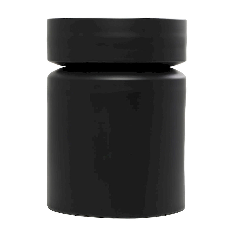Table d’appoint tambour en métal — cuivre ou noir — Roche River Decor
